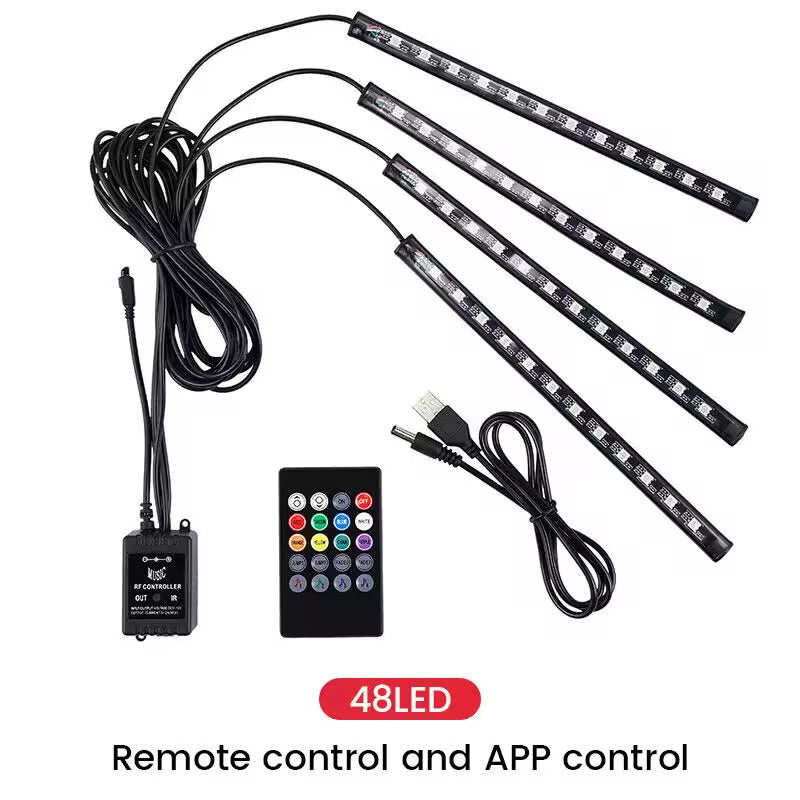 LED Strip Lights USB 48LED (Remote Control / APP Control)