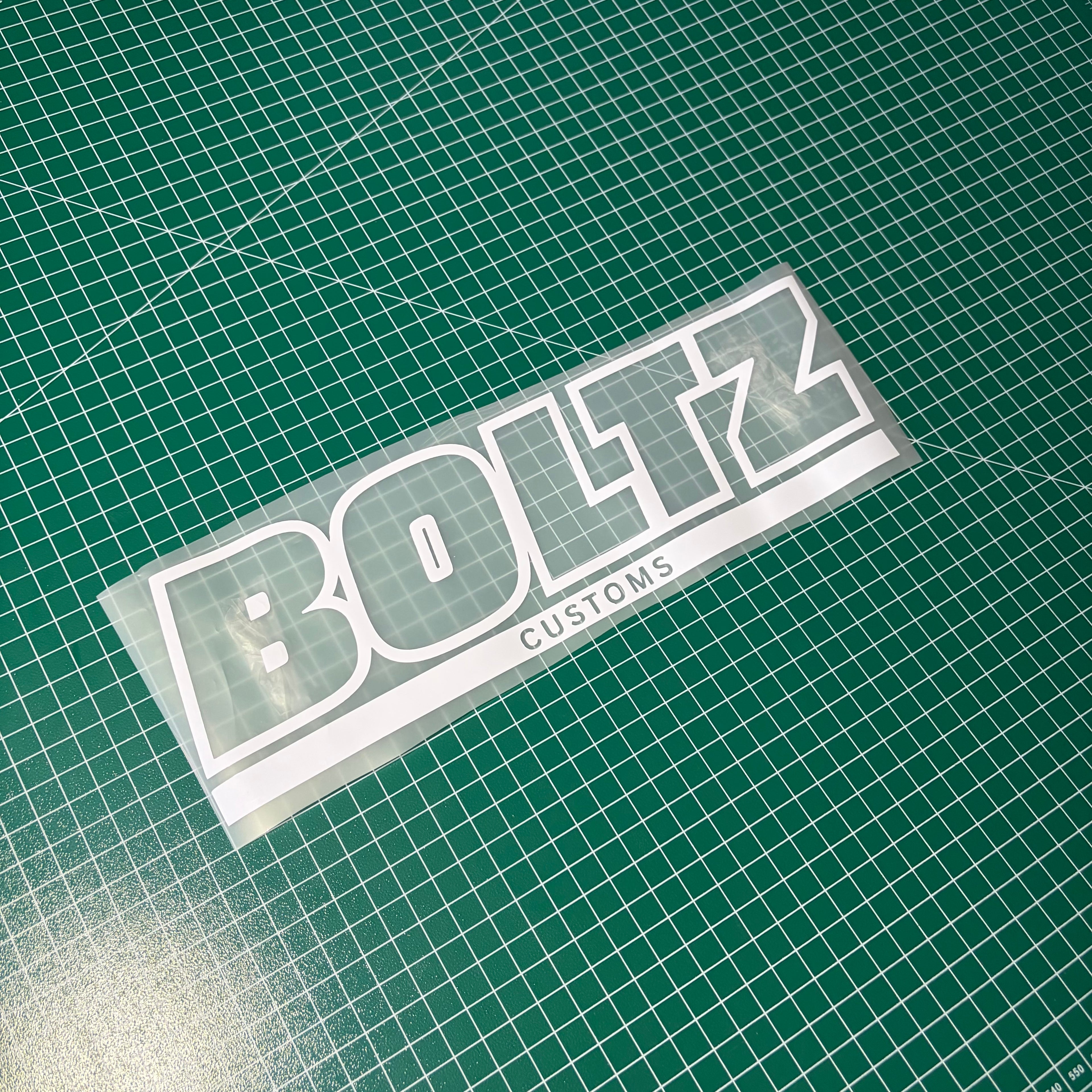 Window Sticker Small Boltz Customs