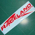 Window Sticker Large Raceland 600mm
