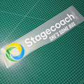 Window Sticker Large Stagecoach She’s some bus 400mm