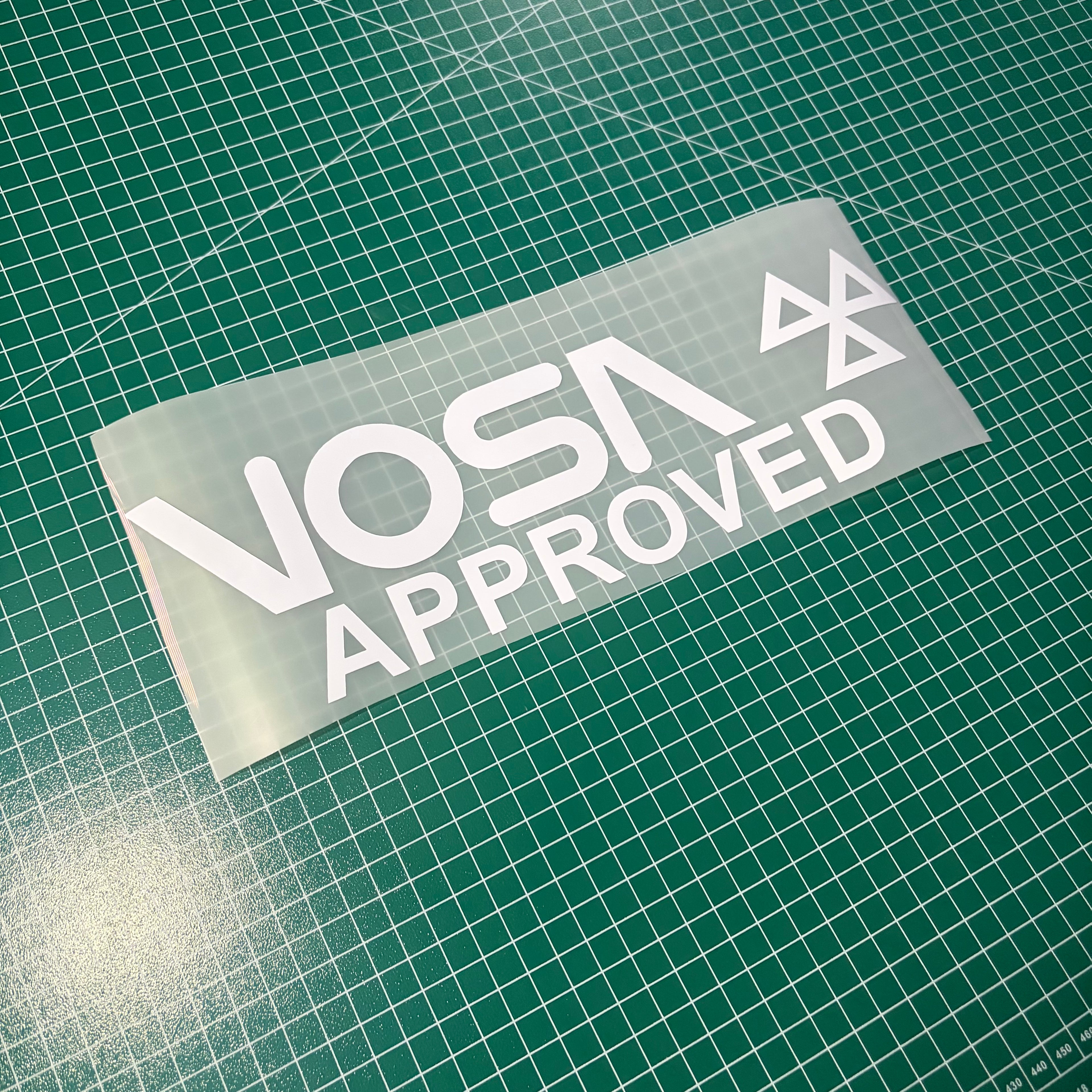 Window Sticker Small VOSA Approved