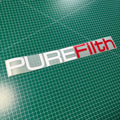 Window Sticker Large PUREFilth 400mm / 600mm