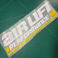 Window Sticker Large Air Lift Performance 600mm