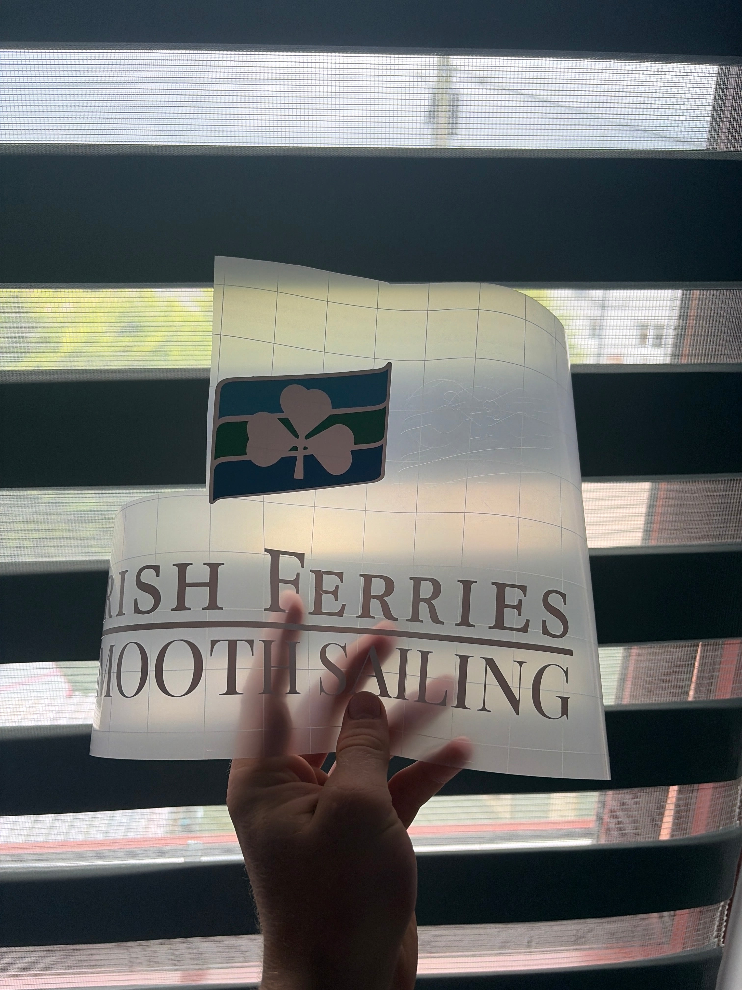 Window Sticker Small Irish Ferries