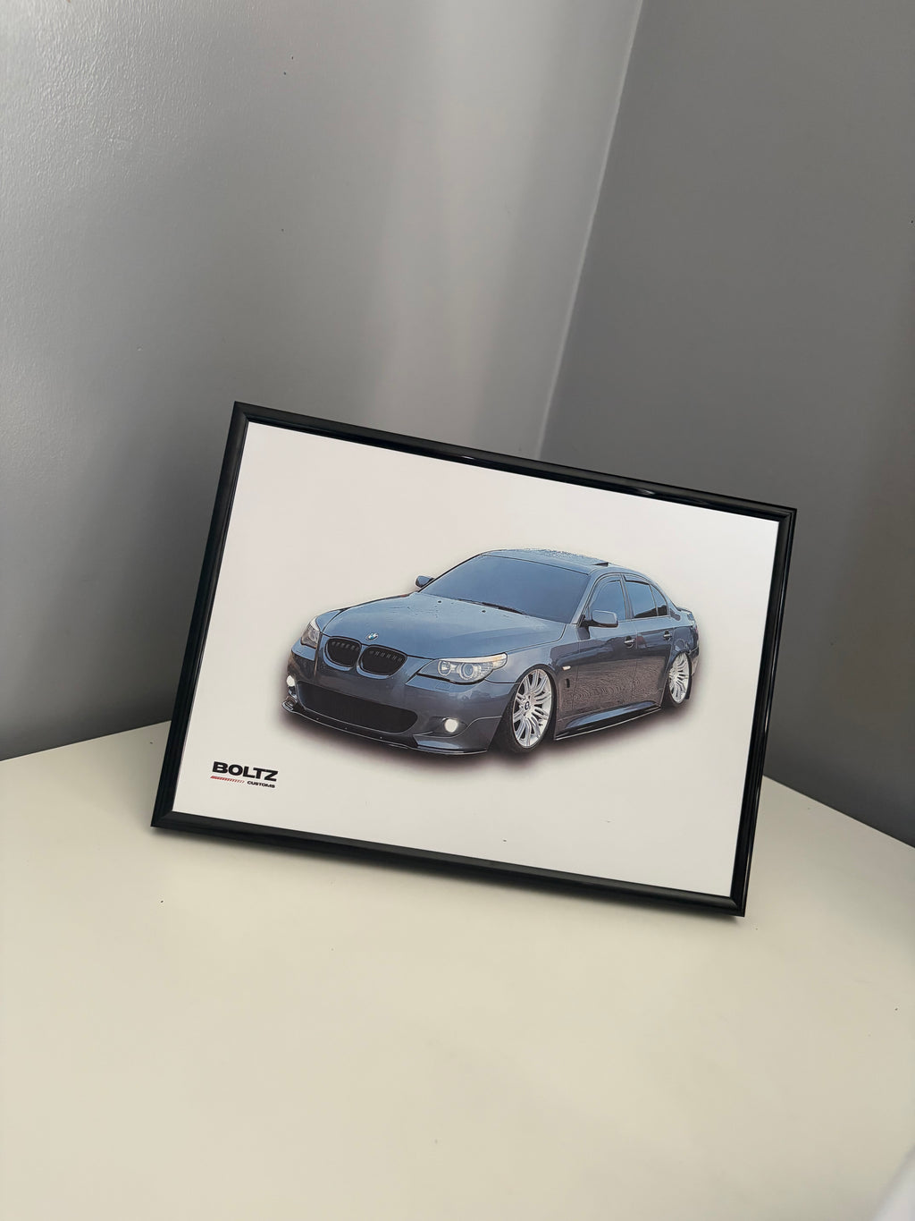 Car Poster A4 BMW E60