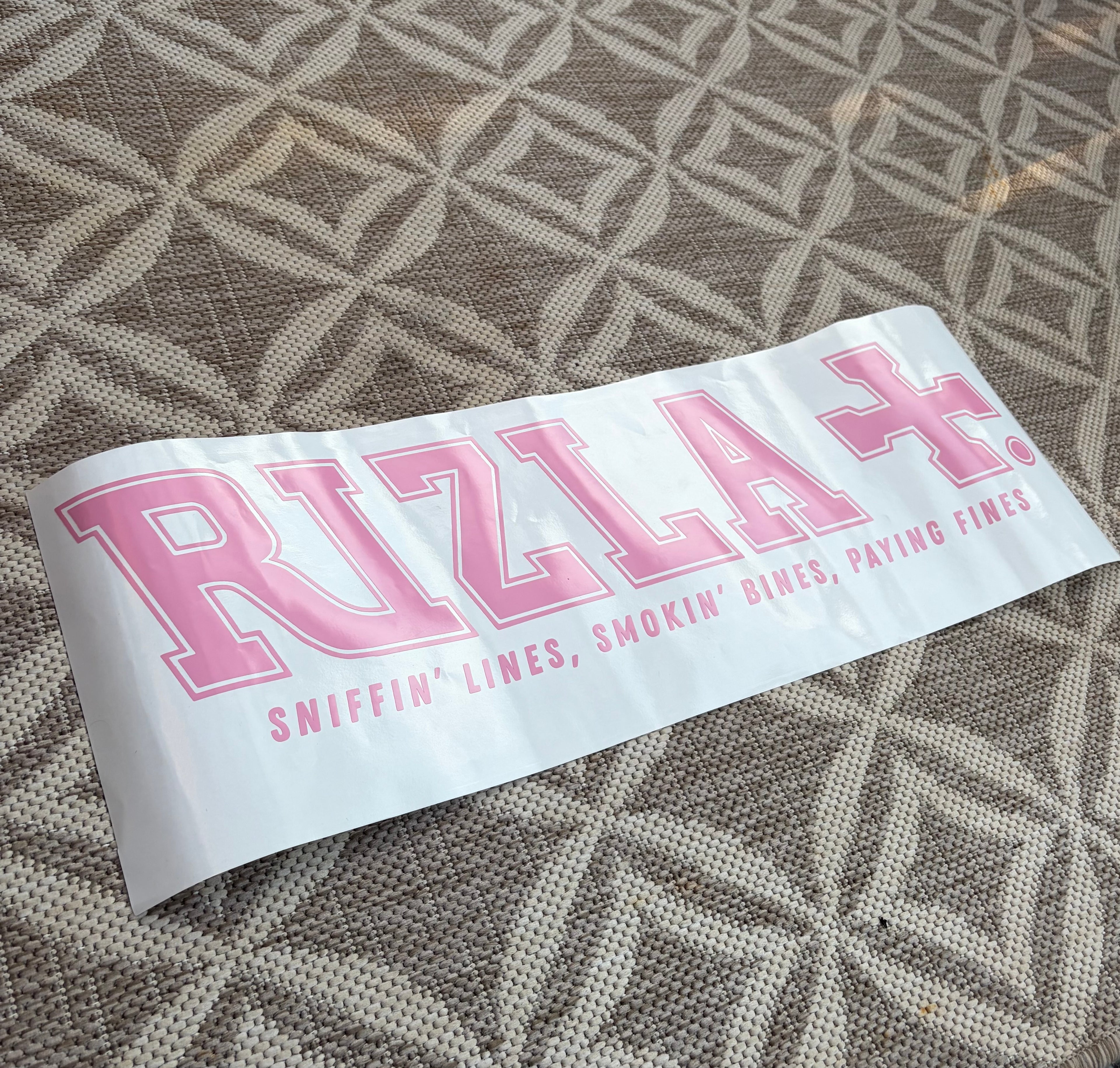 Window Sticker Large Rizla Plus 600mm