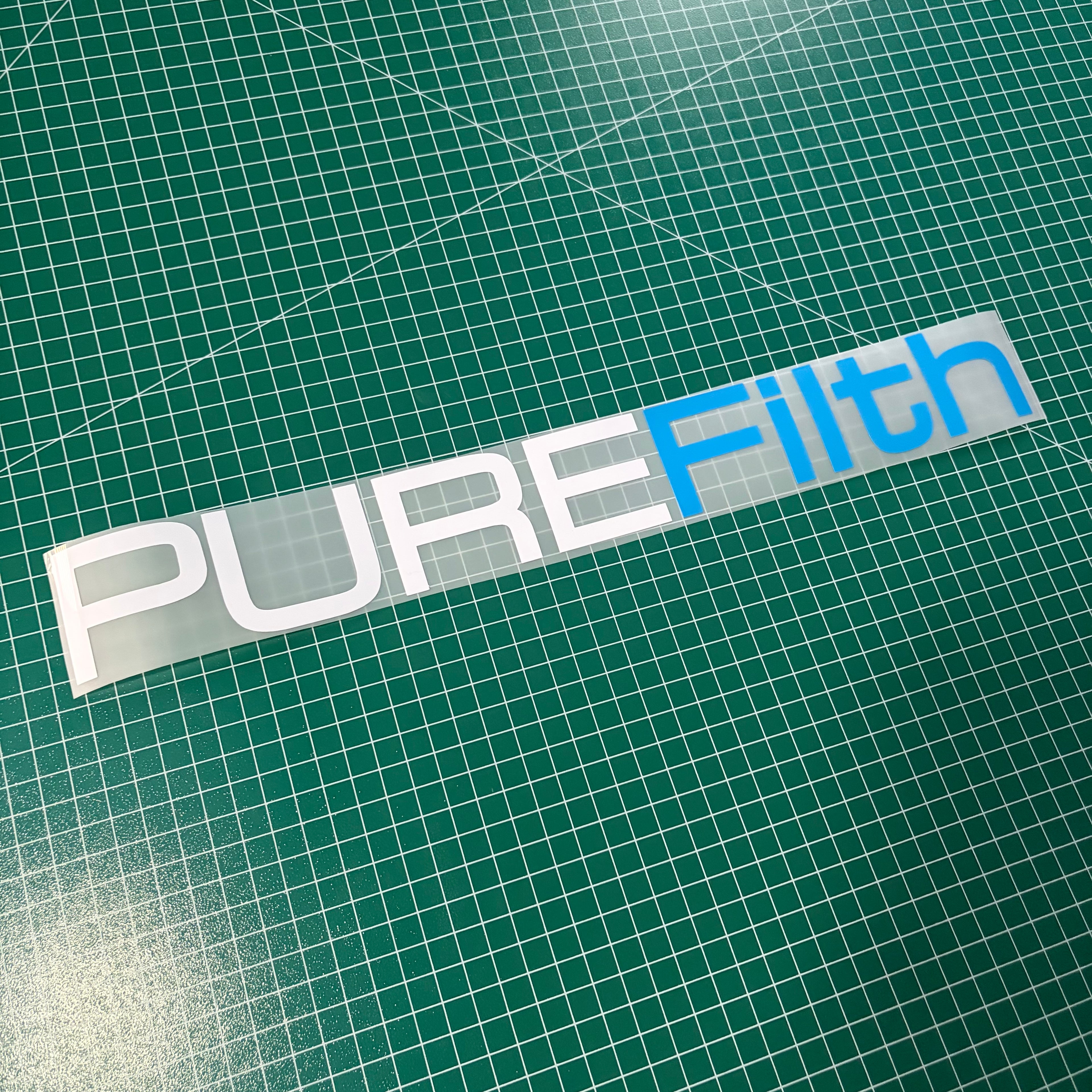 Window Sticker Large PUREFilth 400mm / 600mm