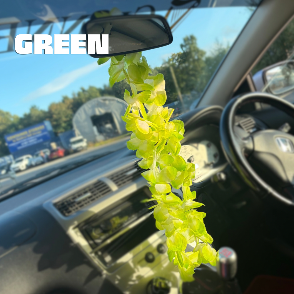 Car Rear View Mirror Hawaiian Lei/Garland Necklace