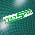 Window Sticker Small Felt Spec