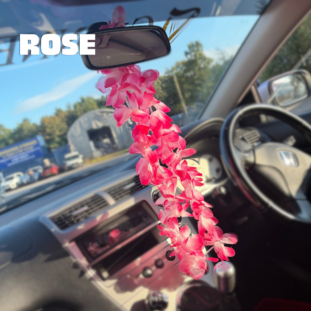 Car Rear View Mirror Hawaiian Lei/Garland Necklace