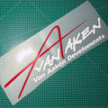 Window Sticker Large Van Aaken 600mm