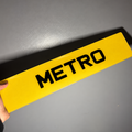 Number Plate Metro Style *SHOW PLATES* (READ DESCRIPTION)