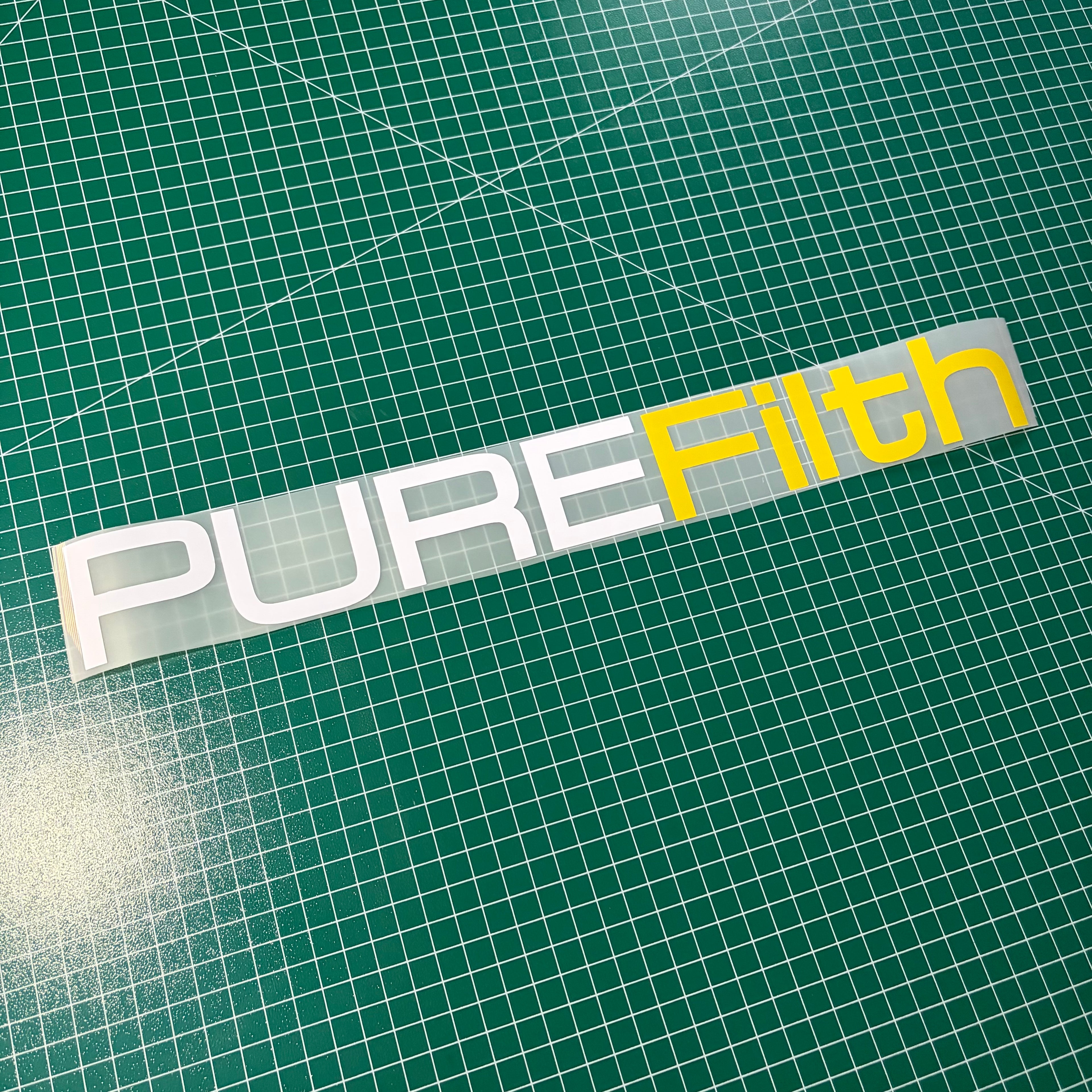 Window Sticker Large PUREFilth 400mm / 600mm