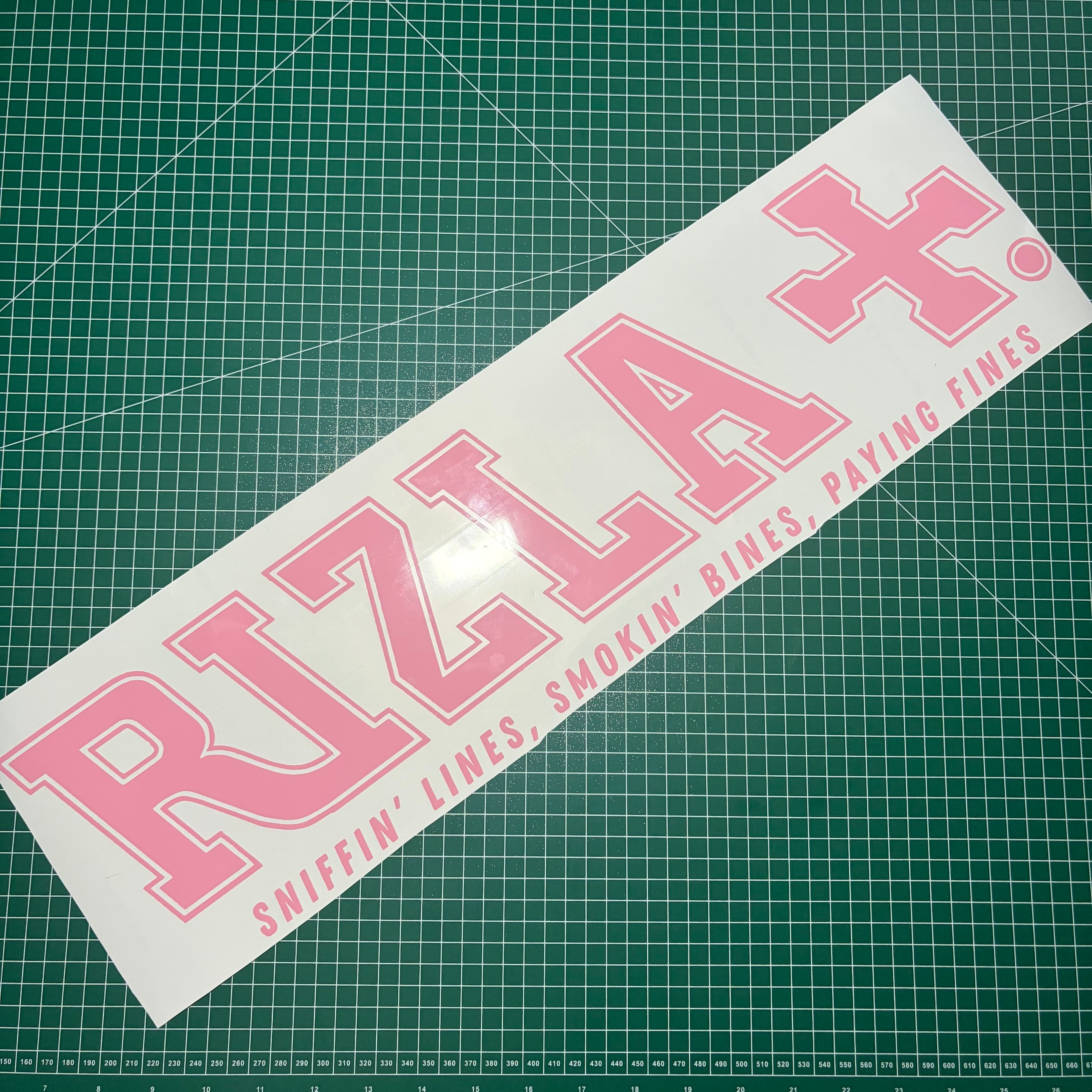 Window Sticker Large Rizla Plus 600mm