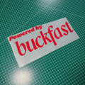 Window Sticker Small Powered by Buckfast