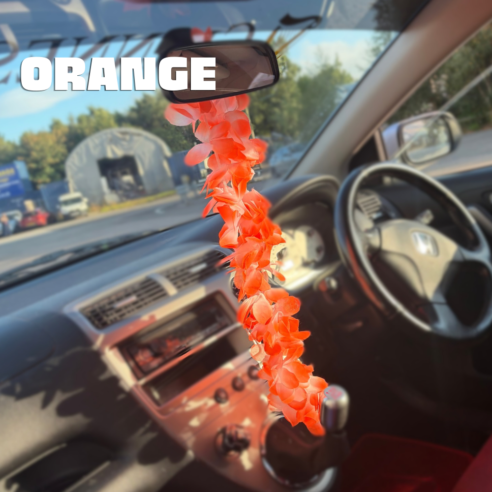 Car Rear View Mirror Hawaiian Lei/Garland Necklace