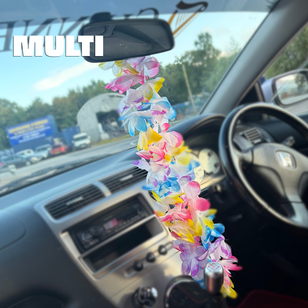 Car Rear View Mirror Hawaiian Lei/Garland Necklace