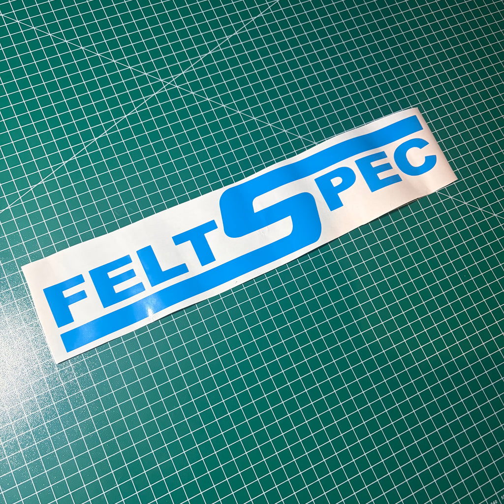 Window Sticker Small Felt Spec