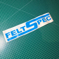 Window Sticker Small Felt Spec