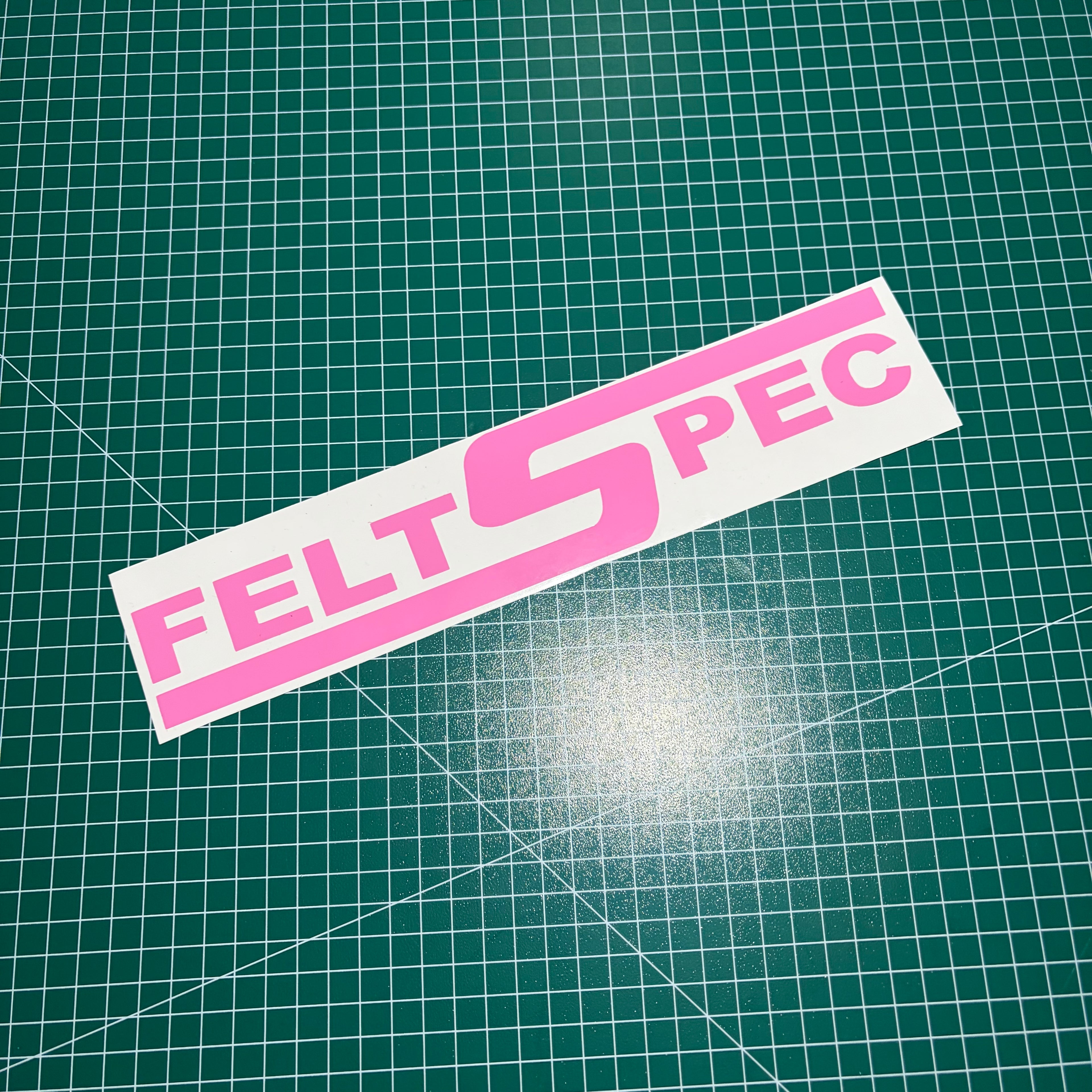 Window Sticker Small Felt Spec
