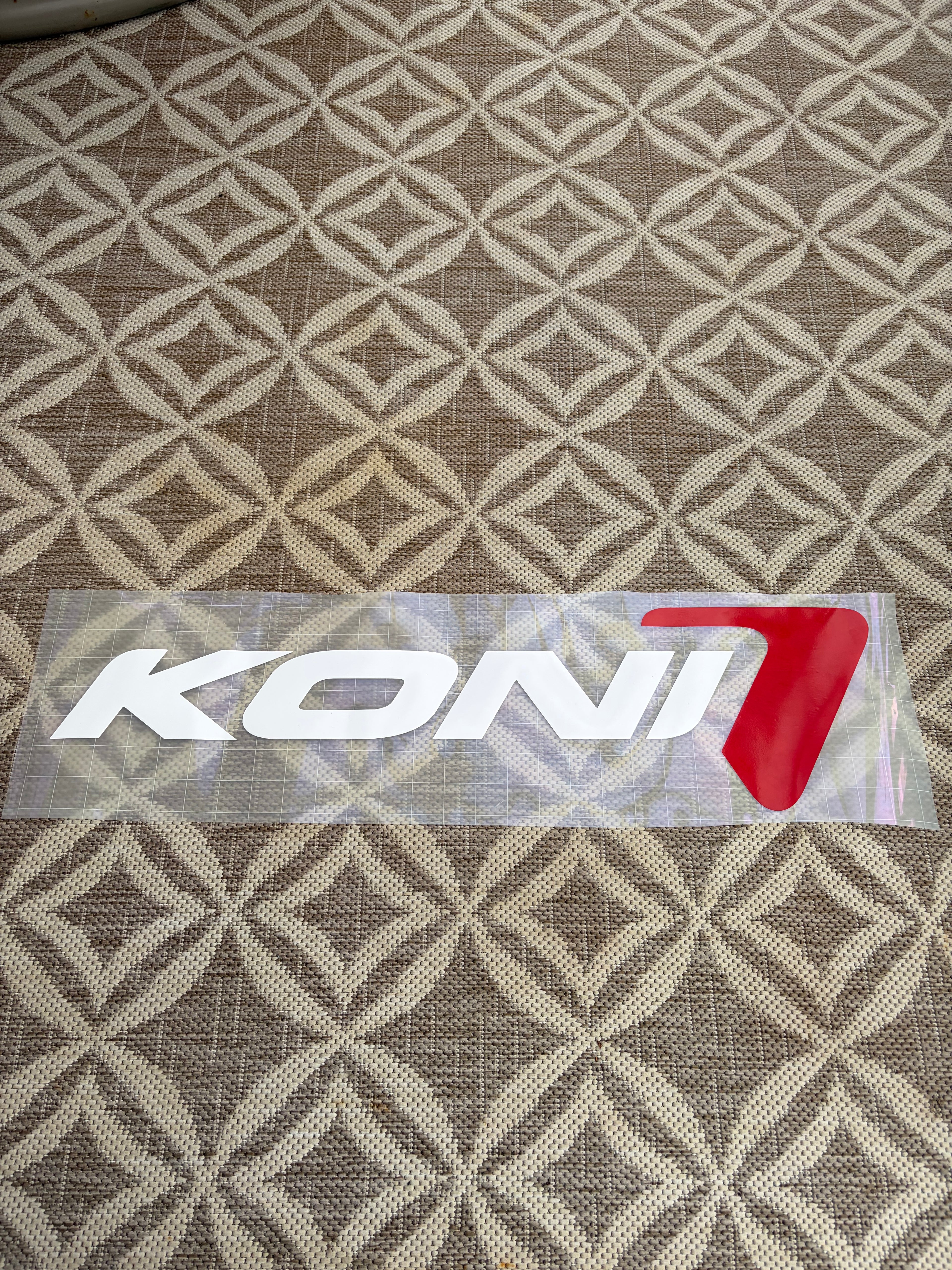 Window Sticker Large Koni 400mm / 600mm