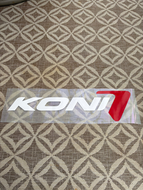 Window Sticker Large Koni 400mm / 600mm
