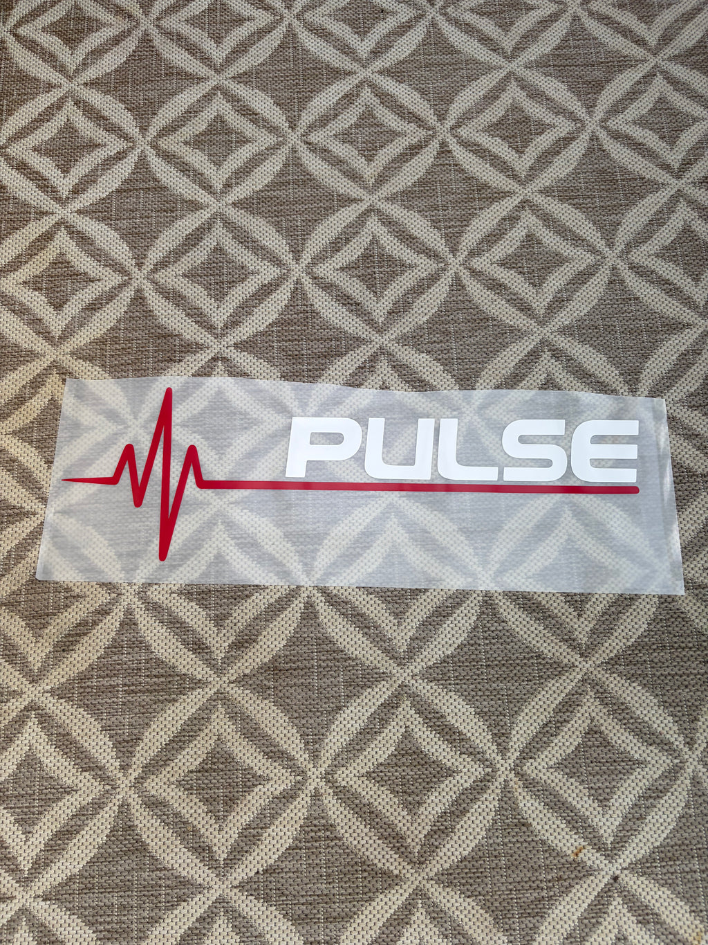 Window Sticker Large Pulse