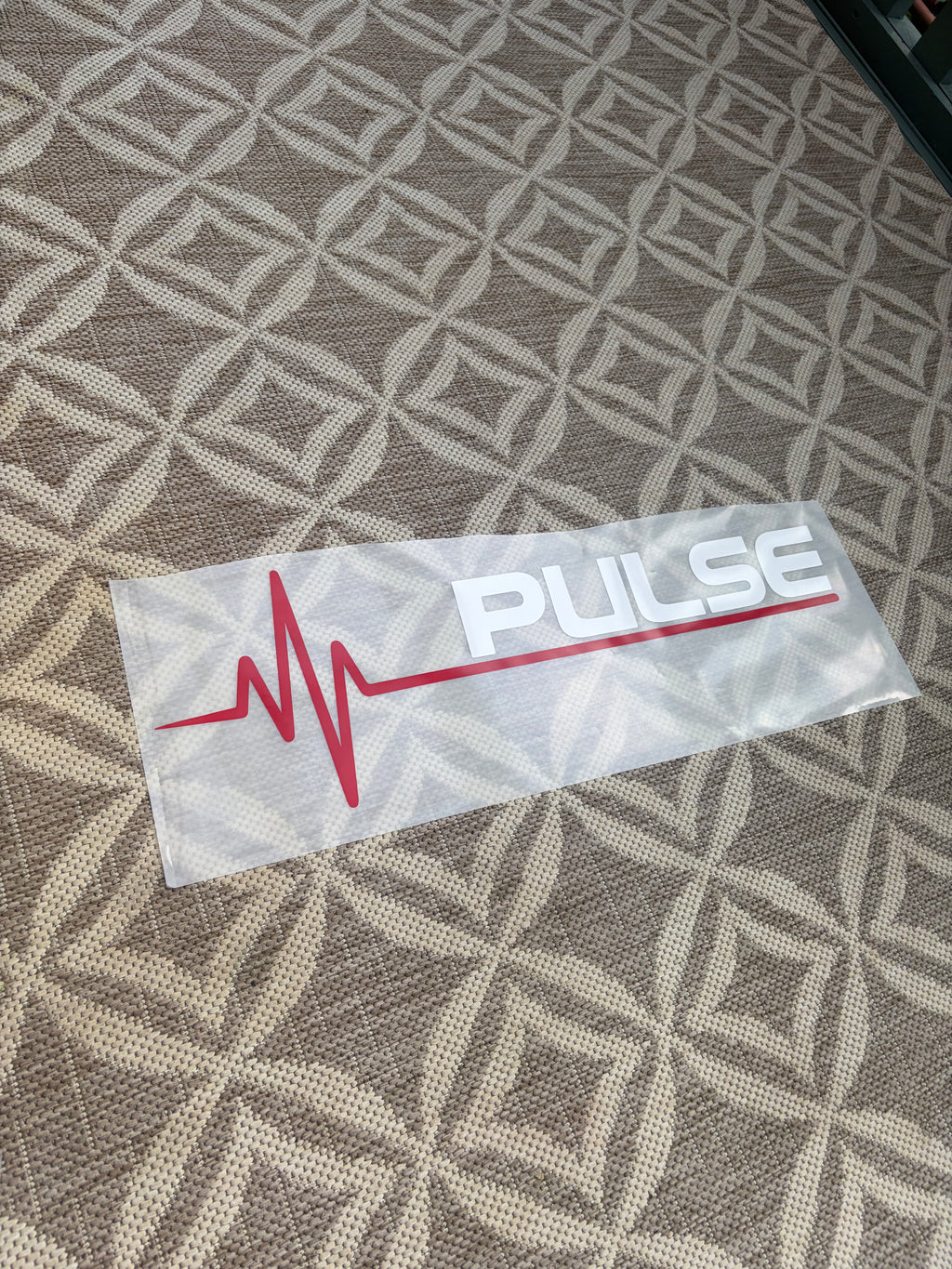 Window Sticker Large Pulse
