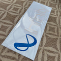 Window Sticker Large Infinity 400mm / 600mm